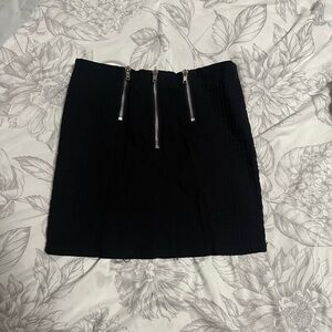 H&M black mini skirt
